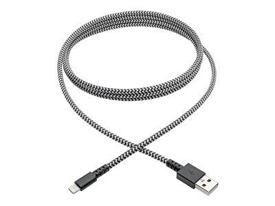 купить Кабель TrippLite/USB/Heavy-Duty USB Sync/Charge Cable with Lightning Connector, 6 ft./1,8 м в Алматы