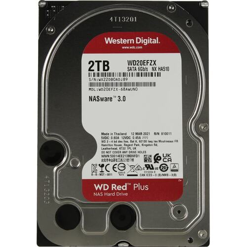 купить Жесткий диск HDD 2 Tb SATA 6Gb/s Western Digital Red WD20EFZX 3.5” 5400rpm 128MB в Алматы