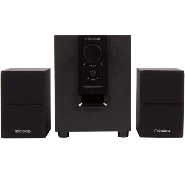 купить Акустическая система, Microlab, M-106BT, 10Вт (2,5Вт*2 5Вт), Bluetooth, Чёрный в Алматы