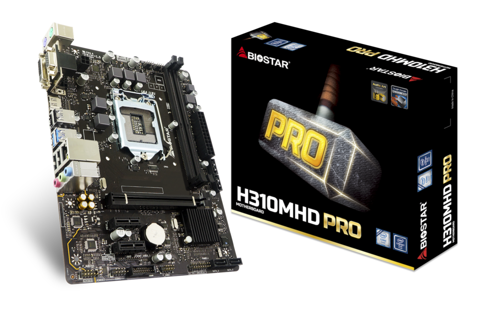 купить Материнская плата S-1151 Biostar H310MHD PRO2 <mATX, 2xDDR4, VGA, DVI, HDMI, M2, USB2.0x6, USB3.1x4> в Алматы