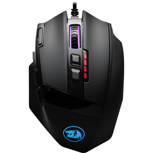 купить Мышь проводная игровая оптическая Redragon Sniper RGB (черный) USB, 10 кнопок, 12400 dpi, в Алматы