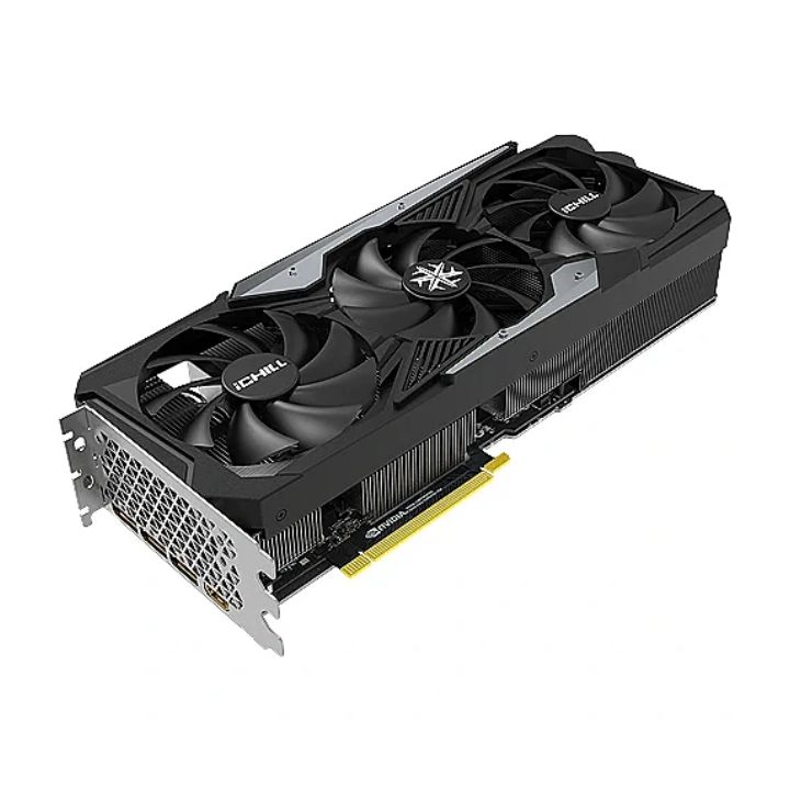 купить Видеокарта Inno3D GeForce RTX4080 ICHILL X3, 16G GDDR6X 256-bit HDMI 3xDP C40803-166XX-187049H в Алматы