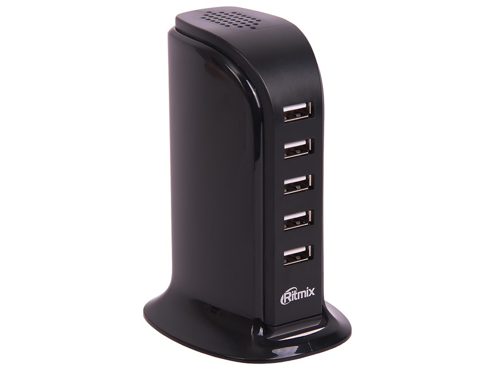 купить Зарядное устройство сетевое Ritmix RM-5055AC белый 5 USB в Алматы
