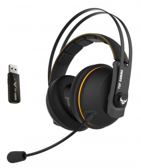 купить Беспроводная игровая гарнитура TUF Gaming H7 Wireless, Yellow, 90YH01NY-B3UA00 в Алматы