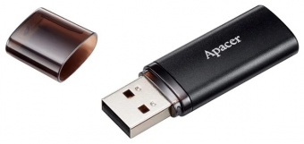 купить USB-накопитель, Apacer, AH23B, AP16GAH23BB-1, 16GB, USB 2.0, Чёрный в Алматы