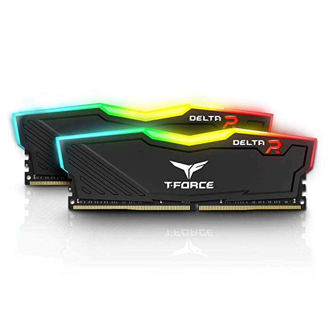 купить ОЗУ Team Delta R 8GBx2/2666 CL15, 1.2V, RGB, Aura Sync, Black, TF3D416G2666HC15BDC01 в Алматы