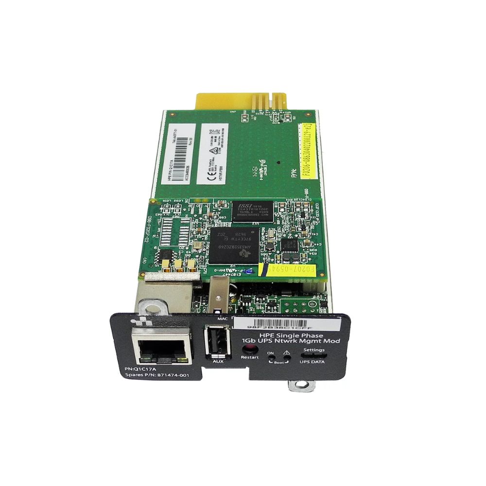 купить Сетевой модуль HP Enterprise 1Gb UPS Network Management Module (Q1C17A) в Алматы