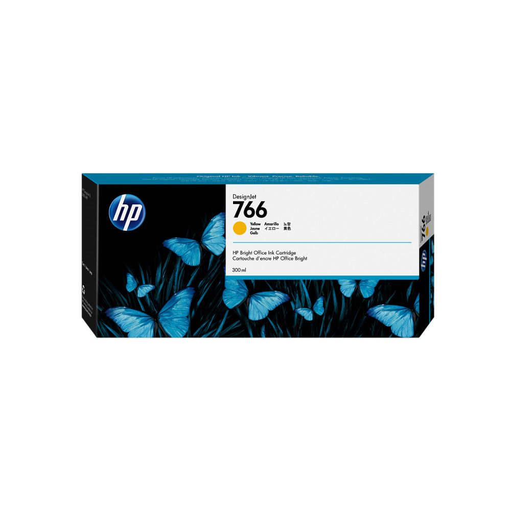 купить Картридж HP Europe 766 300-ml Yellow DesignJet Ink Cartridge (P2V91A) в Алматы
