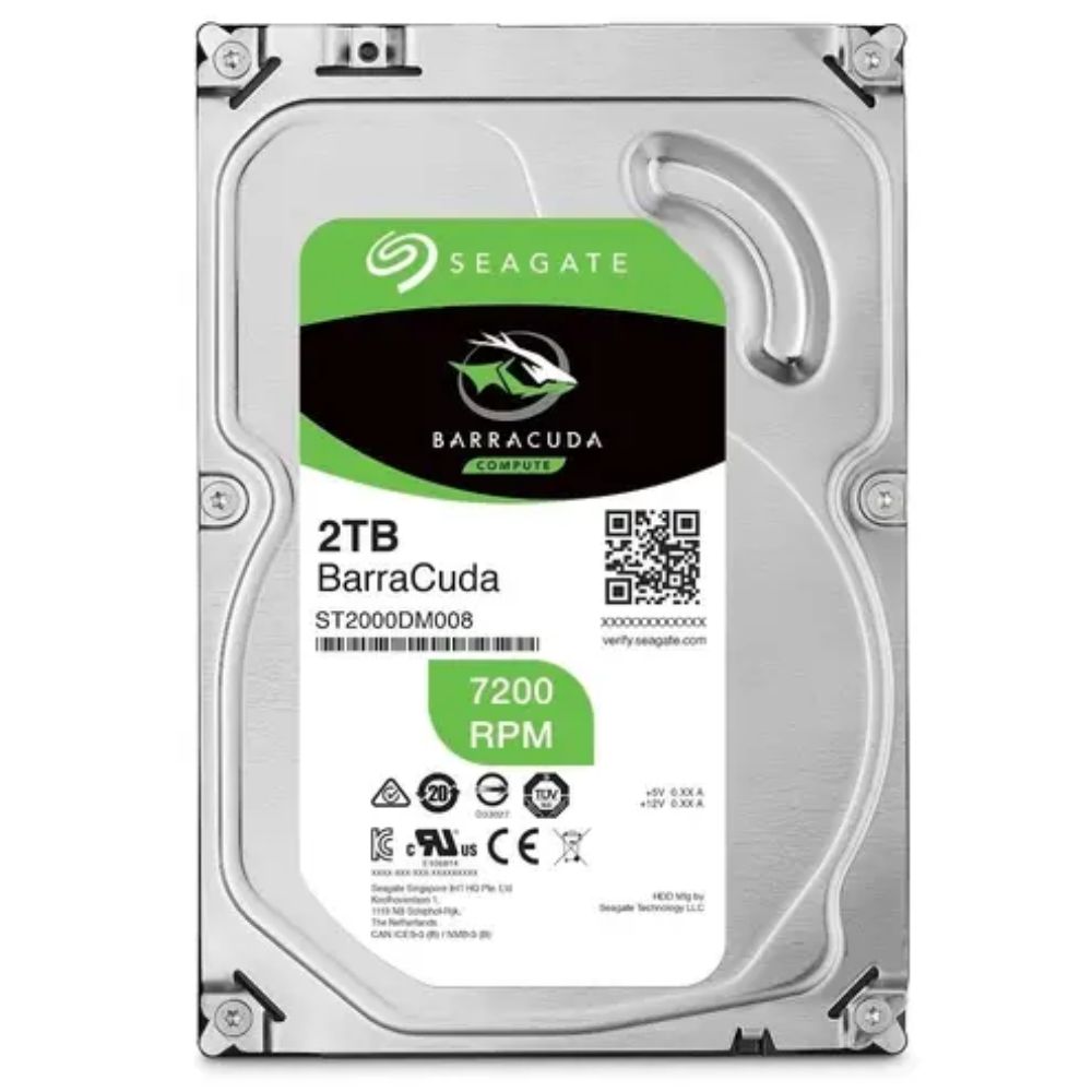 купить Жесткий диск HDD 2Tb Seagate Barracuda SATA6Gb/s 7200rpm 256Mb 3,5* ST2000DM008                                                                                                                                                                            в Алматы