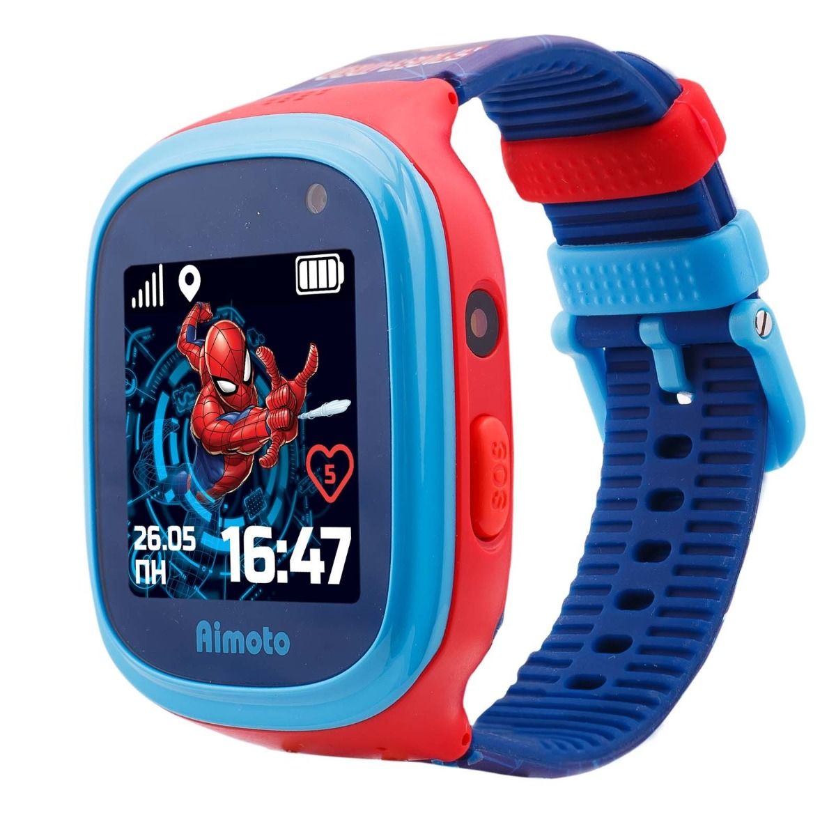 купить Смарт часы Aimoto Marvel Человек-Паук c доп.ремешком в Алматы