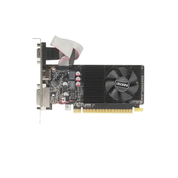 купить Видеокарта Inno3D GeForce GT 730, 4G DDR3 64bit VGA DVI HDMI N73P-BSDV-M5BX в Алматы