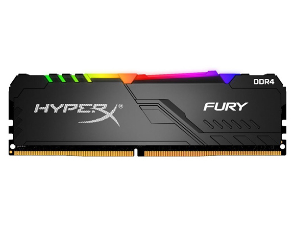 купить Модуль памяти, Kingston, HyperX Fury RGB HX434C16FB3A/16, DDR4, 16GB, DIMM <PC4-27700/3466MHz>, Чёрный в Алматы