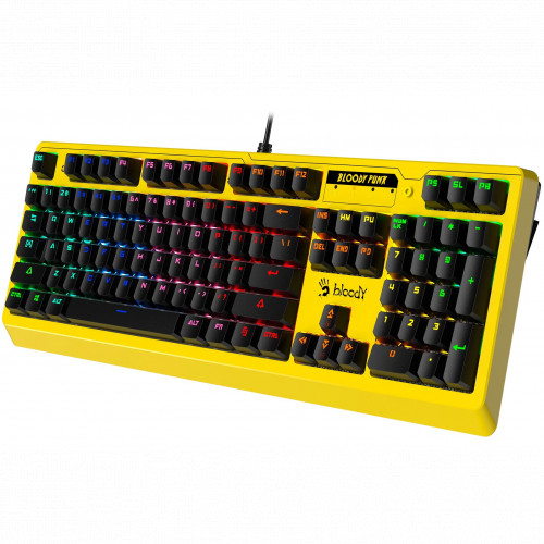 купить Клавиатура игровая Bloody B810RC YELLOW <RGB, мех клавиатура> в Алматы