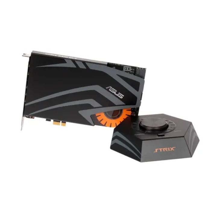 купить Звуковая карта ASUS Strix Raid DLX 7.1 96Кгц/24Бит в Алматы