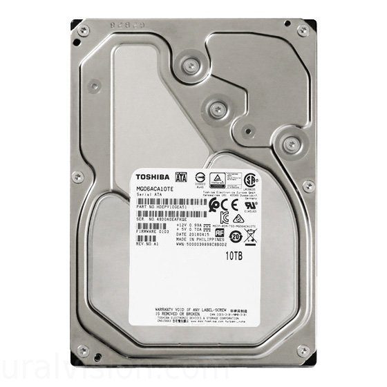 купить Жёсткий диск HDD 10 Tb SATA 6Gb/s Toshiba MG06ACA10TE 3.5* 7200rpm 256Mb в Алматы