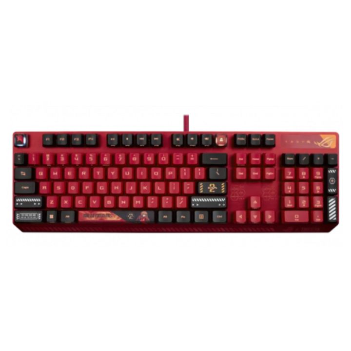 купить Клавиатура Asus XA13 ROG STRIX SCOPE RX/EVA02/RD (90MP03I0-BKRA00) красный в Алматы