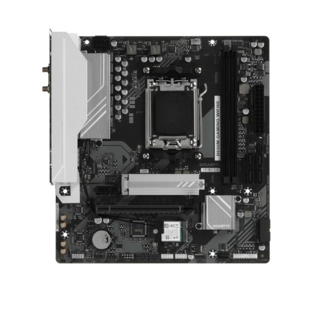 купить Матплата Gigabyte B650M Gaming WiFi6E Rev1.4, AM5, mATX, 2DDR-5,1xPCI-Ex16,4SATA3,M.2,HDMI,VGA,12USB в Алматы