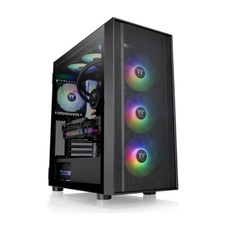 купить Компьютерный корпус Thermaltake H570 TG ARGB Black без Б/П в Алматы