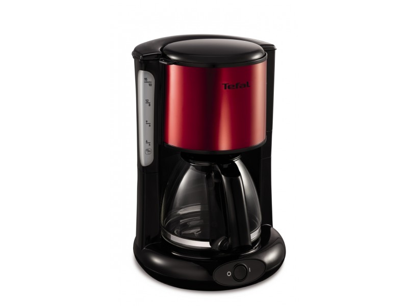 купить Кофеварка капельная Tefal CM361E38 красный/нерж. сталь в Алматы