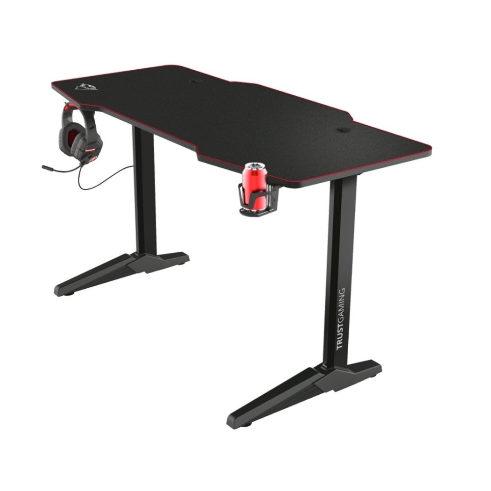 купить Стол для геймеров Trust GXT 1175 Imperius, МДФ, Сталь, 140х66х77 см в Алматы