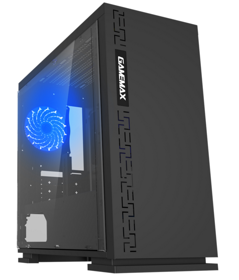 купить Корпус ПК без БП GameMax EXPEDITION H605-BK(BLK) <MATX, 1x120mm,USB2.0x2, USB3.0x1, 350x180x380mm> в Алматы
