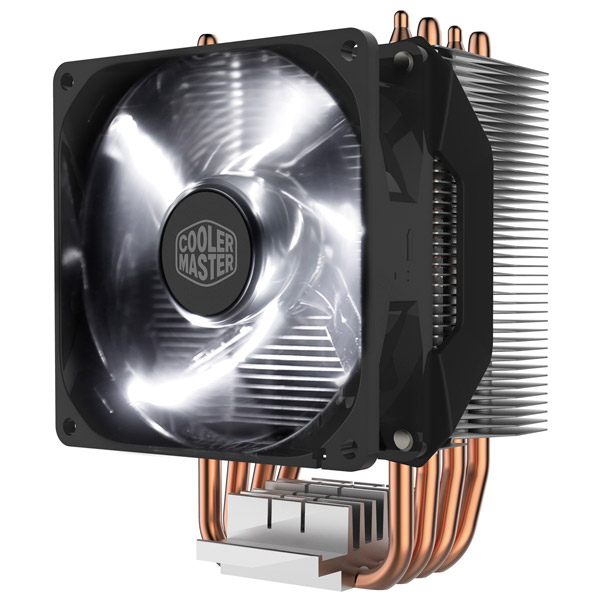 купить Вентилятор для CPU CoolerMaster Hyper H411R Intel&AMD 4-pin(PWM) 600-2000RPM 29.4dBA(Max) LGA1151/1150/1155/2066/2011-v3/2011/AM4/AM3+/AM2+ RR-H411-20PW-R1 в Алматы