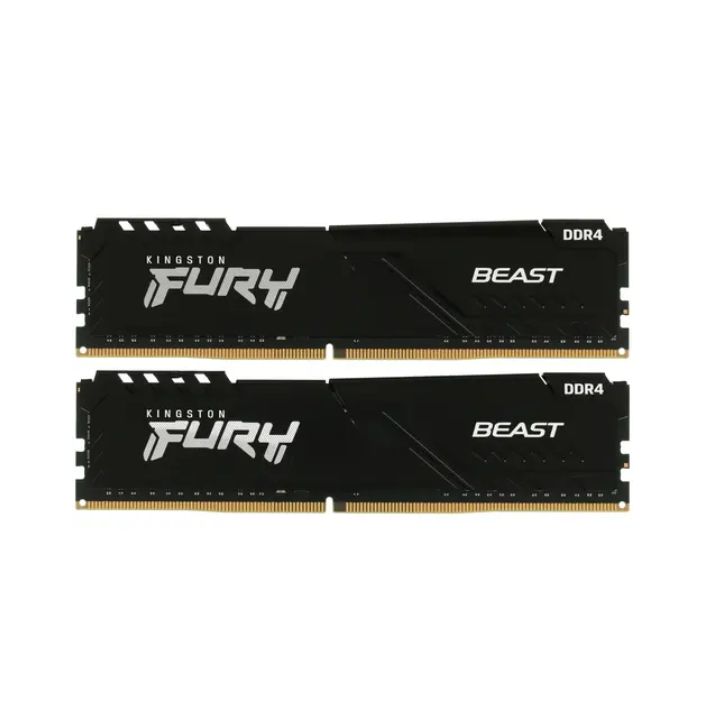 купить Модуль памяти Kingston Fury Beast KF432C16BBK2/32 DDR4 DIMM 32Gb KIT (2x16Gb) 3200 MHz CL16 в Алматы