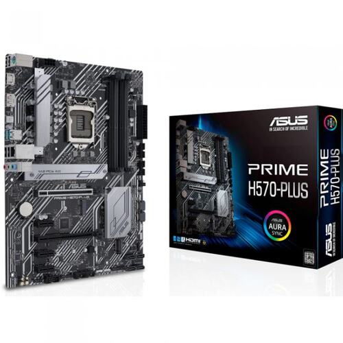 купить Материнская плата ASUS PRIME H570-PLUS LGA1200 4xDDR4 6xSATA3 RAID 2xM.2 HDMI DP ATX в Алматы