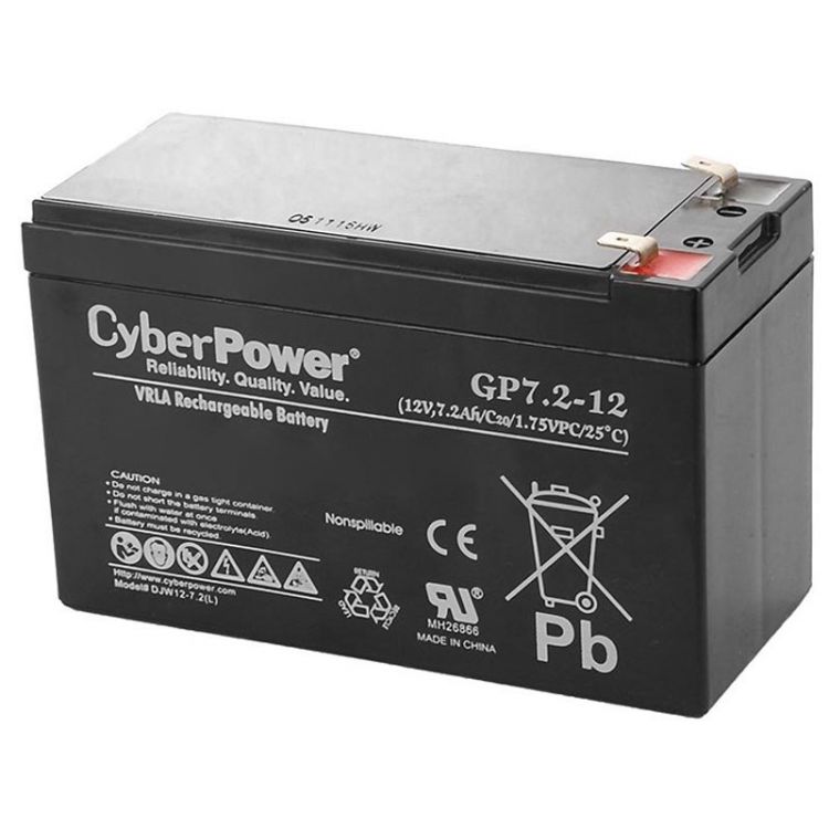 купить Аккумулятор CyberPower 12V7.2Ah (151х65х101мм, 2.4 кг.) в Алматы