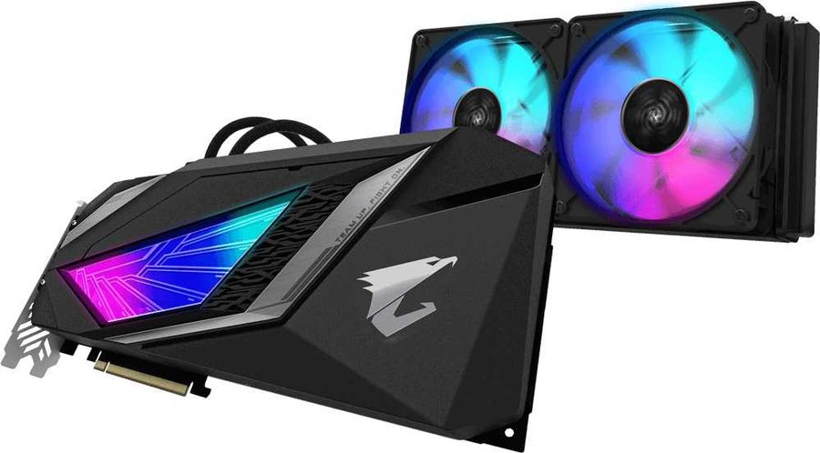 купить Видеокарта Gigabyte RTX 2080S, GV-N208SAORUS W-8GC, 8GB GDDR6 256bit, Waterforce AIO 2xFan, 3xDP, 3xHDMI BOX в Алматы