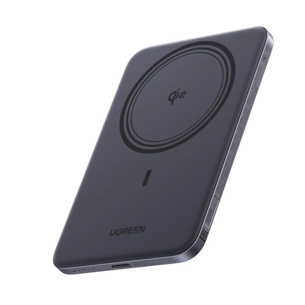 Купить Magnetic Wireless Power Bank Ugreen 1C 20W+15W PB580 5000mAh в Алматы