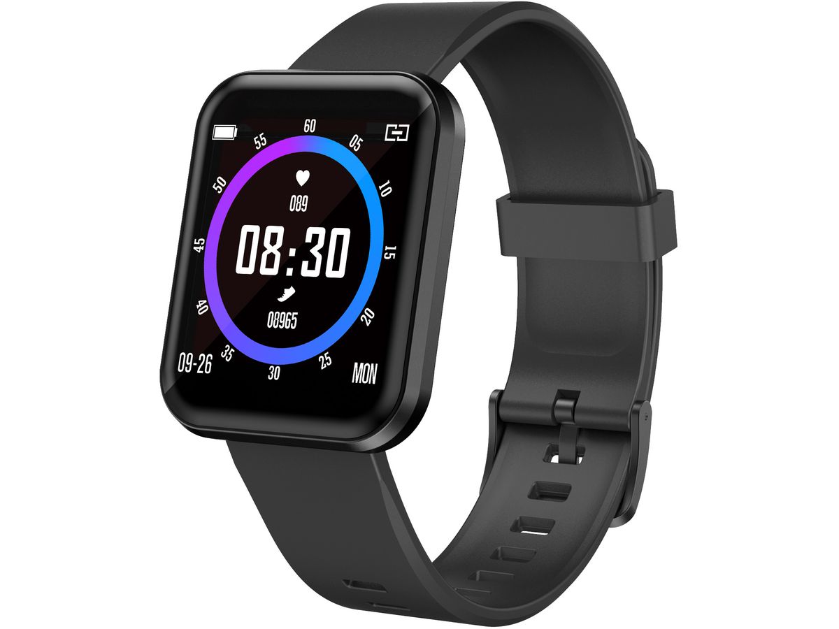 купить Смарт-часы Lenovo E1 Pro Black <1.44” TFT HD, 2.5D стекло, BT 4.2, 180mAh, IP68-ATM3, Android/iOS> в Алматы