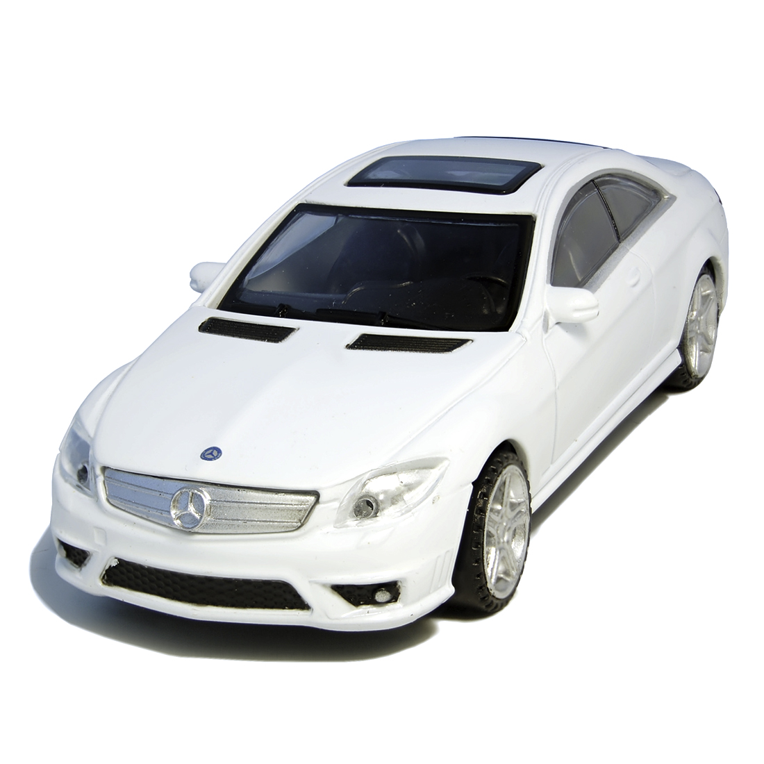 купить Металлическая машинка, RASTAR, 34300W, 1:43, Mercedes-Benz CL 63 AMG, 11 см, Белая в Алматы