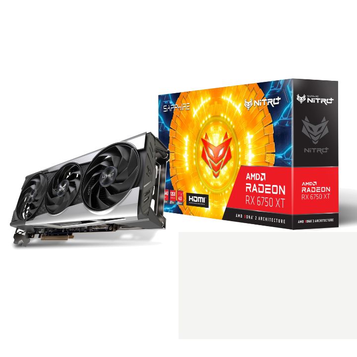 купить 12GB RX 6750 XT GDDR6 SAPPHIRE NITRO+ GAMING OC 3xDP HDMI (11318-01-20G) в Алматы