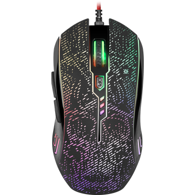 купить Мышь игровая Defender OverLord GM-890 черная в Алматы