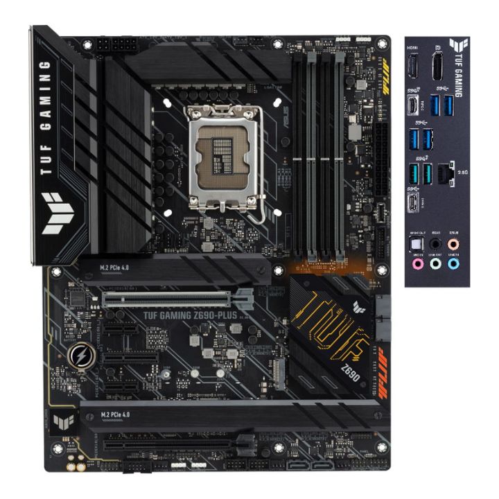 купить Материнская плата ASUS TUF GAMING Z690-PLUS LGA1700 4xDDR5 4xSATA3 RAID 4xM.2 HDMI DP ATX в Алматы