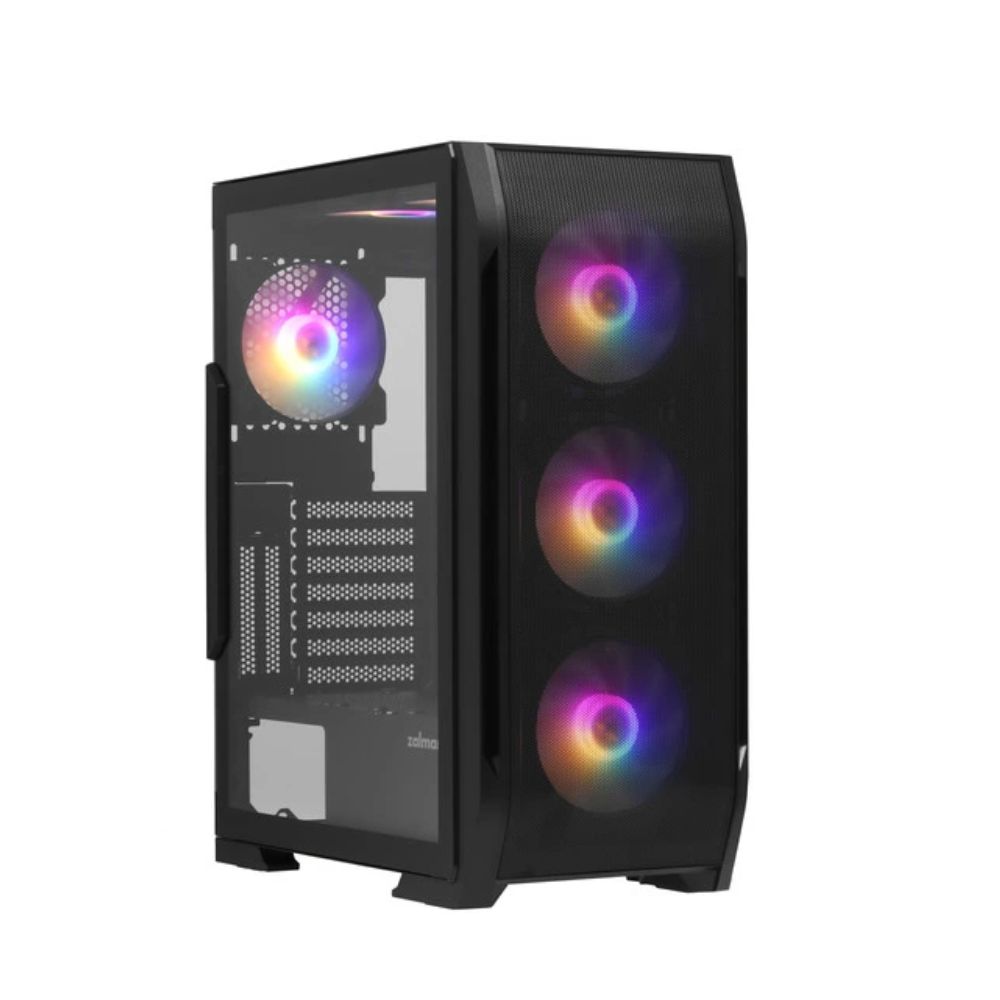 Купить Корпус Zalman N7 Plus V2, Midi Tower, ATX, mITX, mATX, Black, 2xUSB, USB3.0, RGB в Алматы