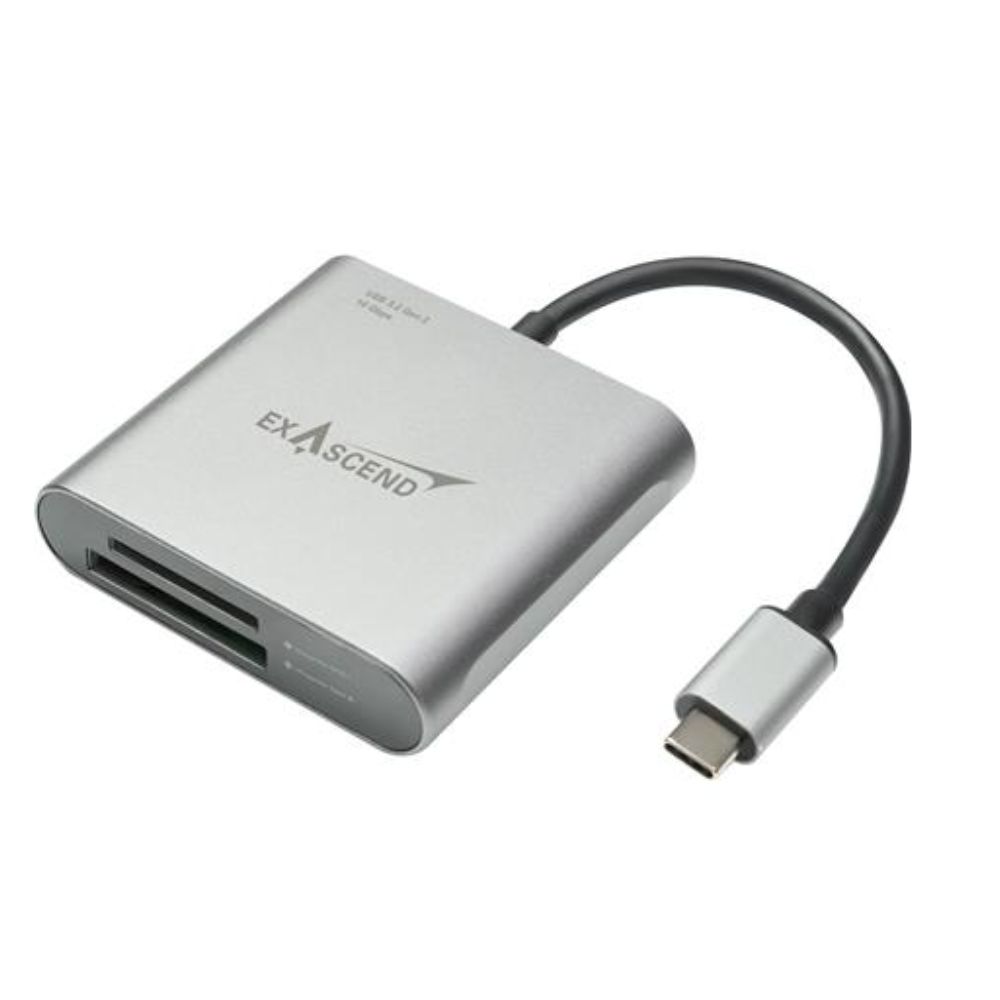 купить Картридер Exascend EXCRCFSD2A, 2 slots, CFexpress Type A / SDXC, USB Type-C/Type-A (USB3.2) в Алматы