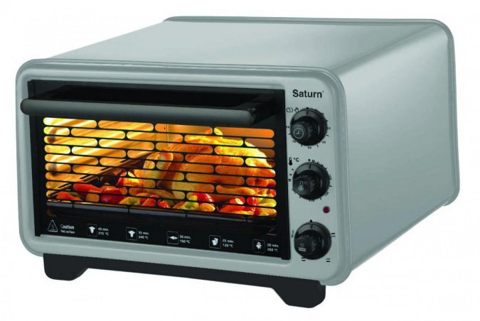 купить Электропечь Saturn ST-EC10701 (36л) серый в Алматы