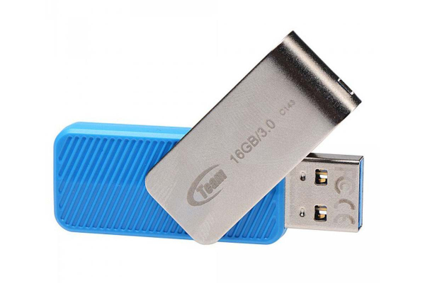 купить Устройство хранения данных Team Group USB 3.0 Flash C143 3.0 FLASH DRIVE 16GB TC143316GL01 BLUE  в Алматы
