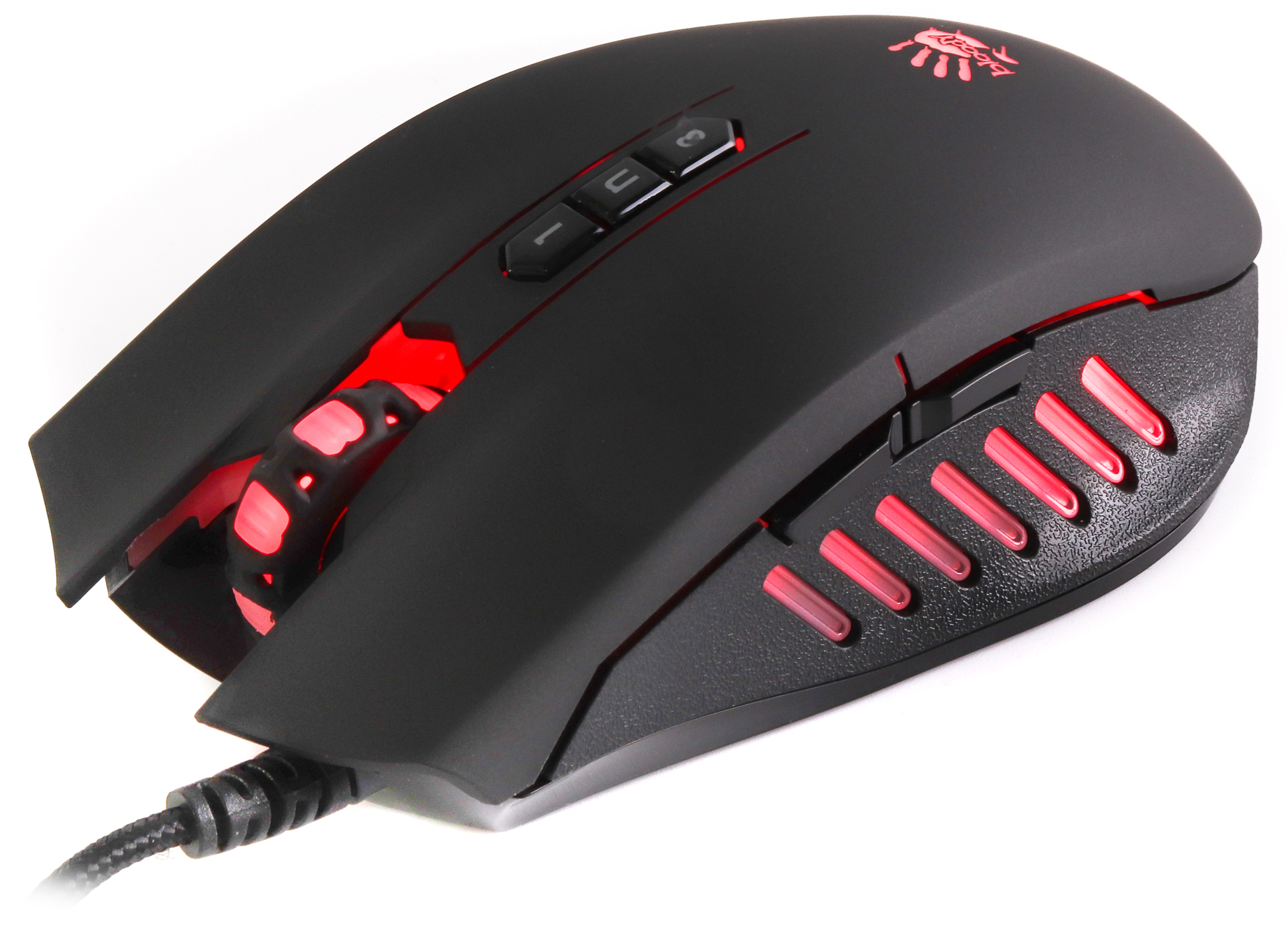 купить Мышь игровая Bloody P81A RGB USB <5000 CPI, 3.61Mpixels/sec, 125~1,000Hz/sec, 1.8m> в Алматы
