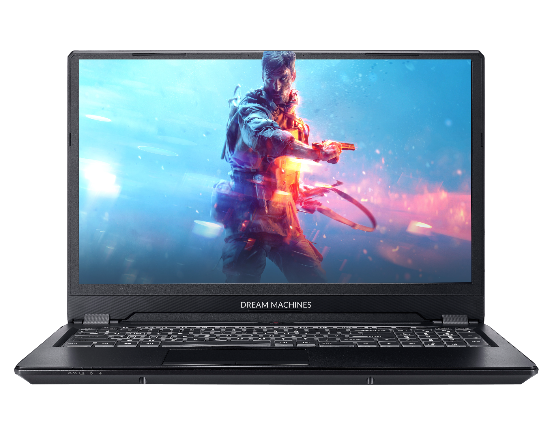 купить Игровой ноутбук Dream Machines RS2080Q-16KZ03 <16.1** FHD 144Hz Slim, i7-9750H, RTX2080 Max-Q 8GB, NO RAM(Max 32GB- 2 слота), NO HDD( 1 слот SATA), NO SSD( 1 слот M.2), DOS, ~2.5KG> в Алматы