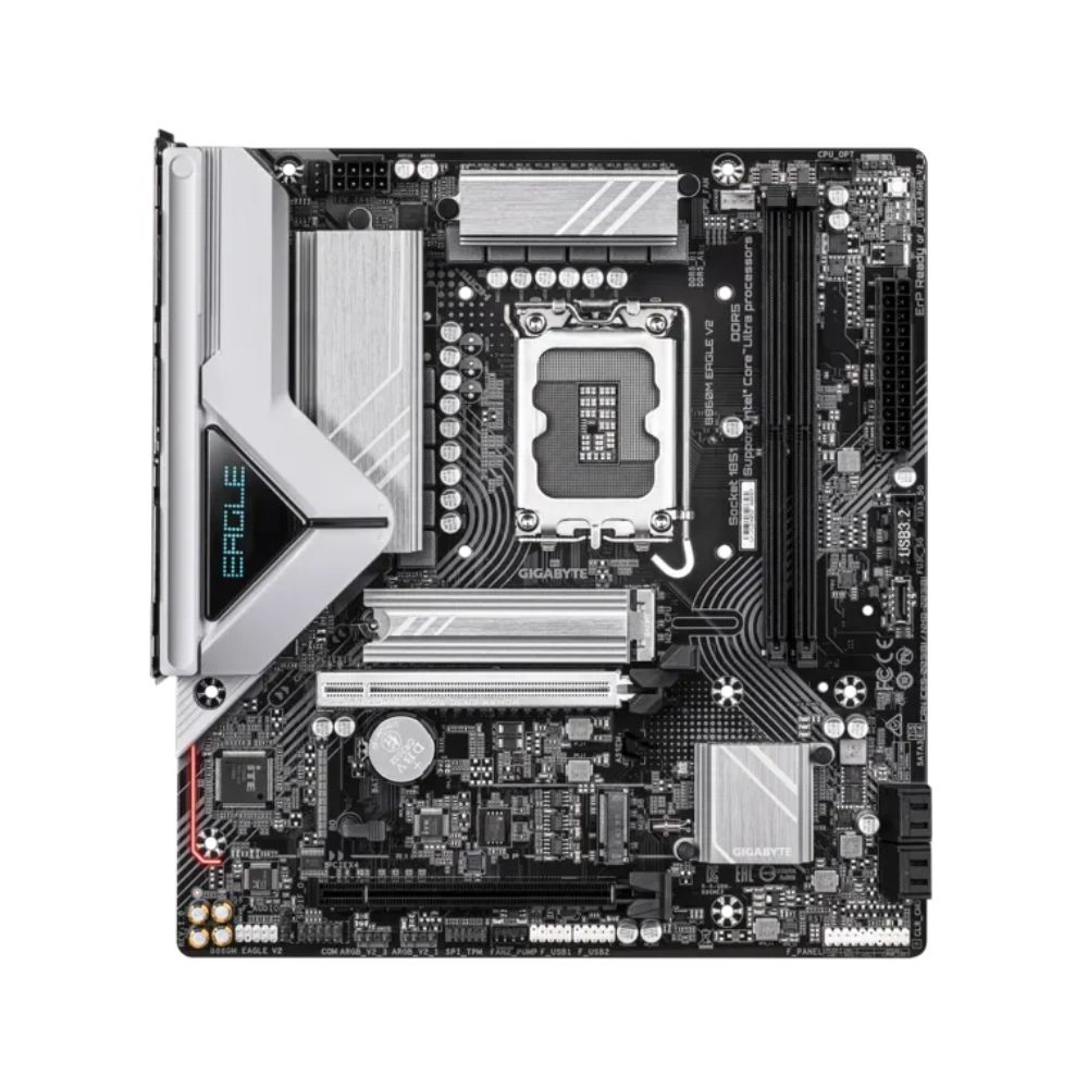 купить Сист.плата Gigabyte B860M EAGLE V2, B860, LGA1851, 2xDDR5, 2xPCI-E x16, M2, SATA, DP, HDMI, BOX в Алматы