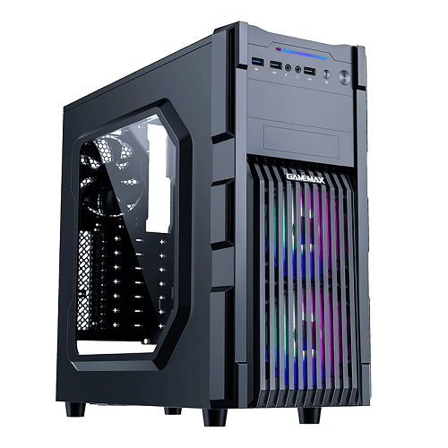 купить Корпус ПК без БП GameMax GM-ONE-RGB <ATX, 3x120RGB-перед, 3x5.25, 4x3.5, 1x2.5, 2xUSB3.0, Audio> в Алматы