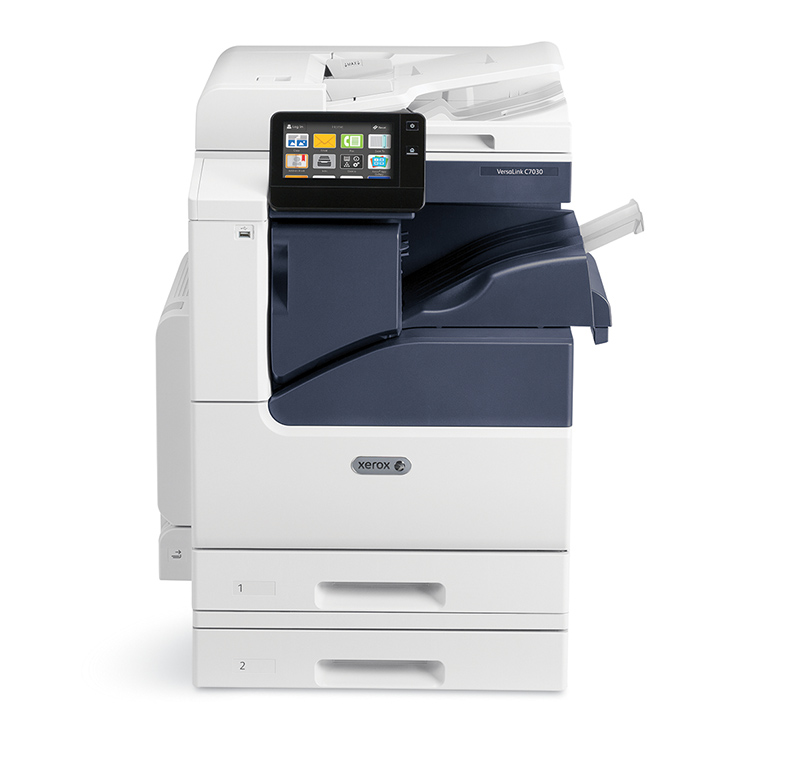 купить Цветное МФУ, Xerox, VersaLink C7030_S А3, Напольная конфигурация со стендом, 30 ppm, DADF 110 л, Дуплекс, 1,05 ГГц 2 ядра, 4GB, Лотки 1-2: 2х520 л A3 256 gsm, Стенд, Обходной лоток: 100 л A3 220 gsm, макс. нагрузка 129К в мес. в Алматы