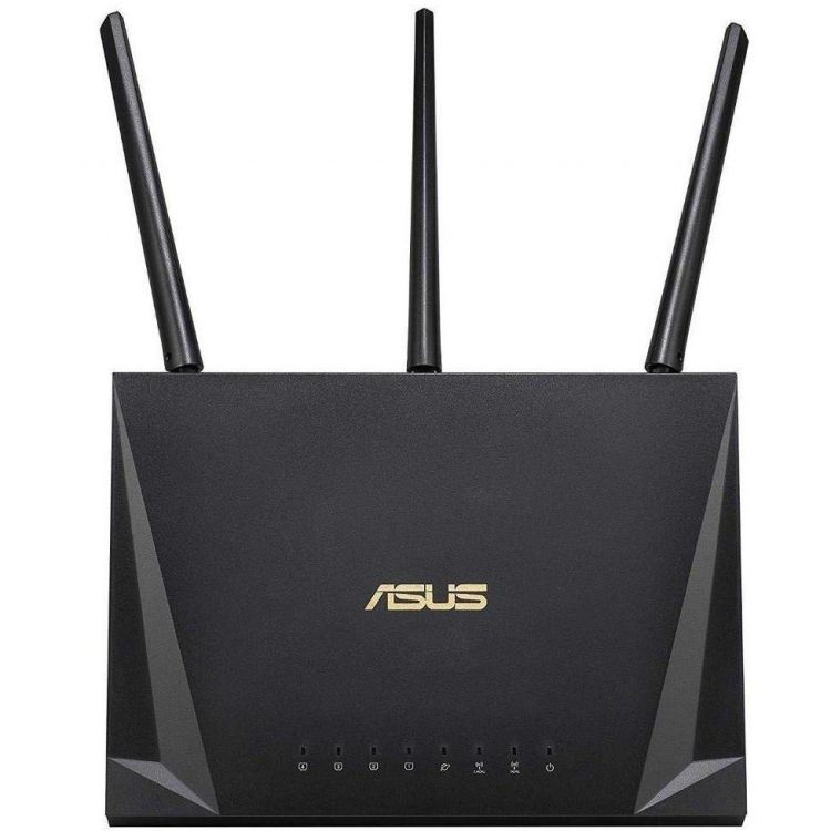 купить Маршрутизатор с беспроводной точкой доступа, ASUS, RT-AC85P, 2.4/5ГГц, AC2400, 1 WAN-1000мбит/с, 4 LAN -1000мбит/с в Алматы