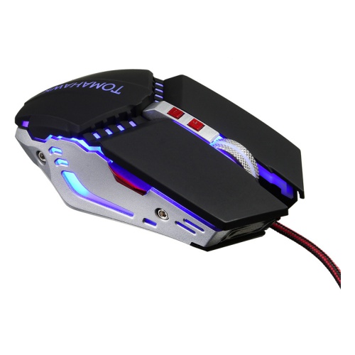 купить Мышь Oklick 999G TOMAHAWK черный оптическая (3200dpi) USB (8but) в Алматы