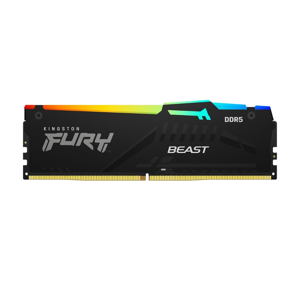Купить Модуль памяти Kingston Fury Beast Black RGB EXPO KF556C40BBA-64 DDR5 DIMM 64Gb 5600MHz CL40 в Алматы