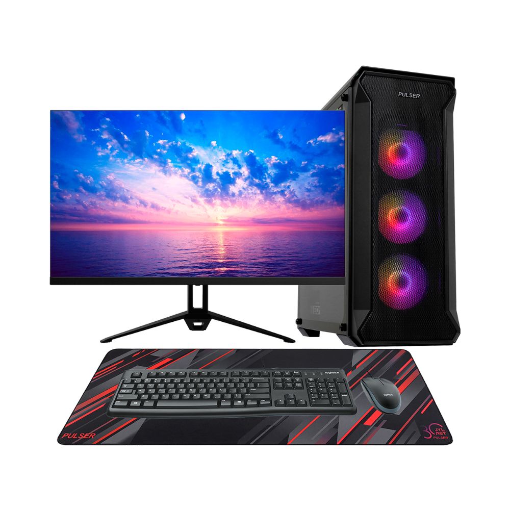 купить Core i5-14400F-2.5GHz/B760/RAM 32GB/SSD 1TB (M.2)/RTX5060-8GB/no DVD/600W//Монитор 27" Sanc 200Hz/K в Алматы