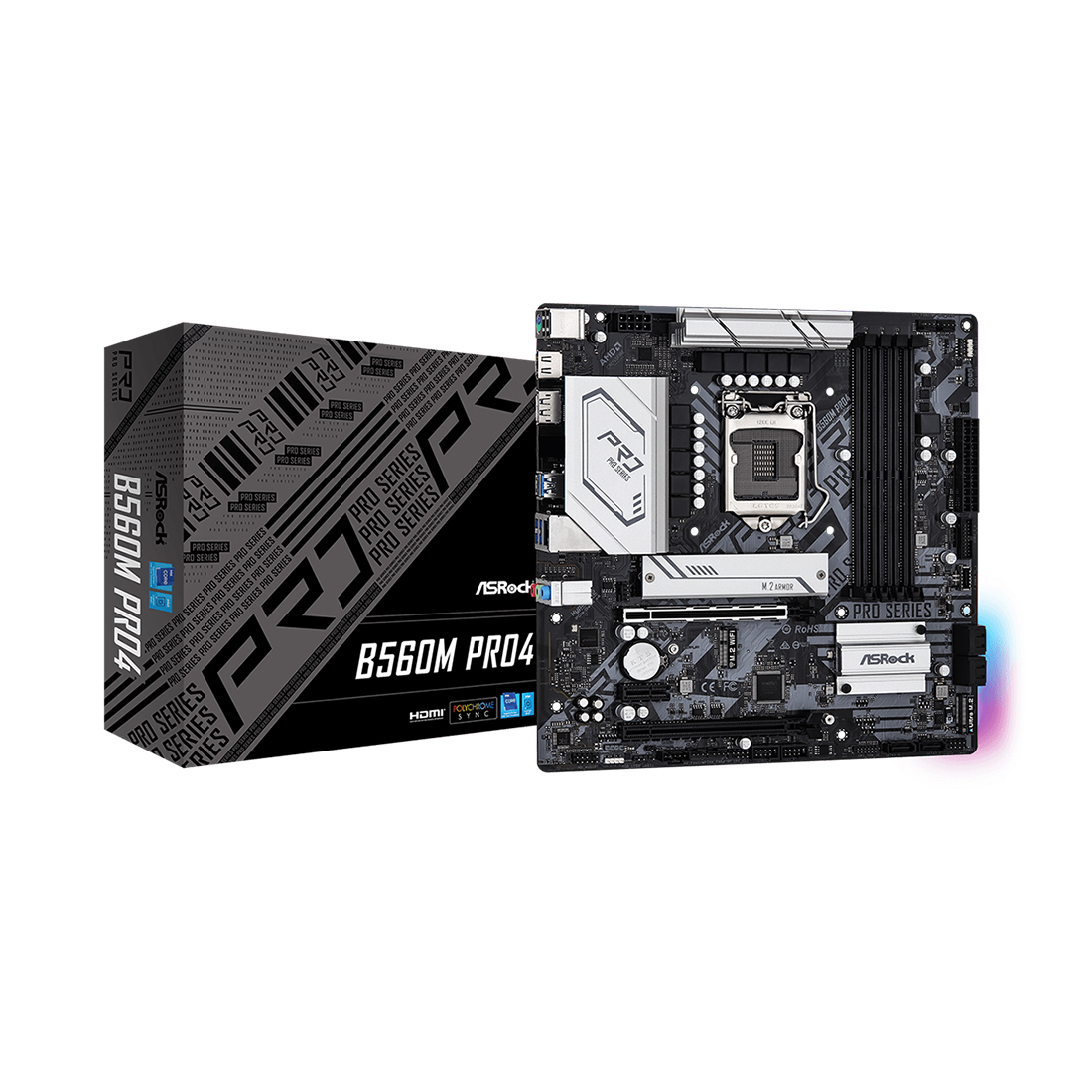 купить Материнская плата ASRock B560M PRO4 в Алматы